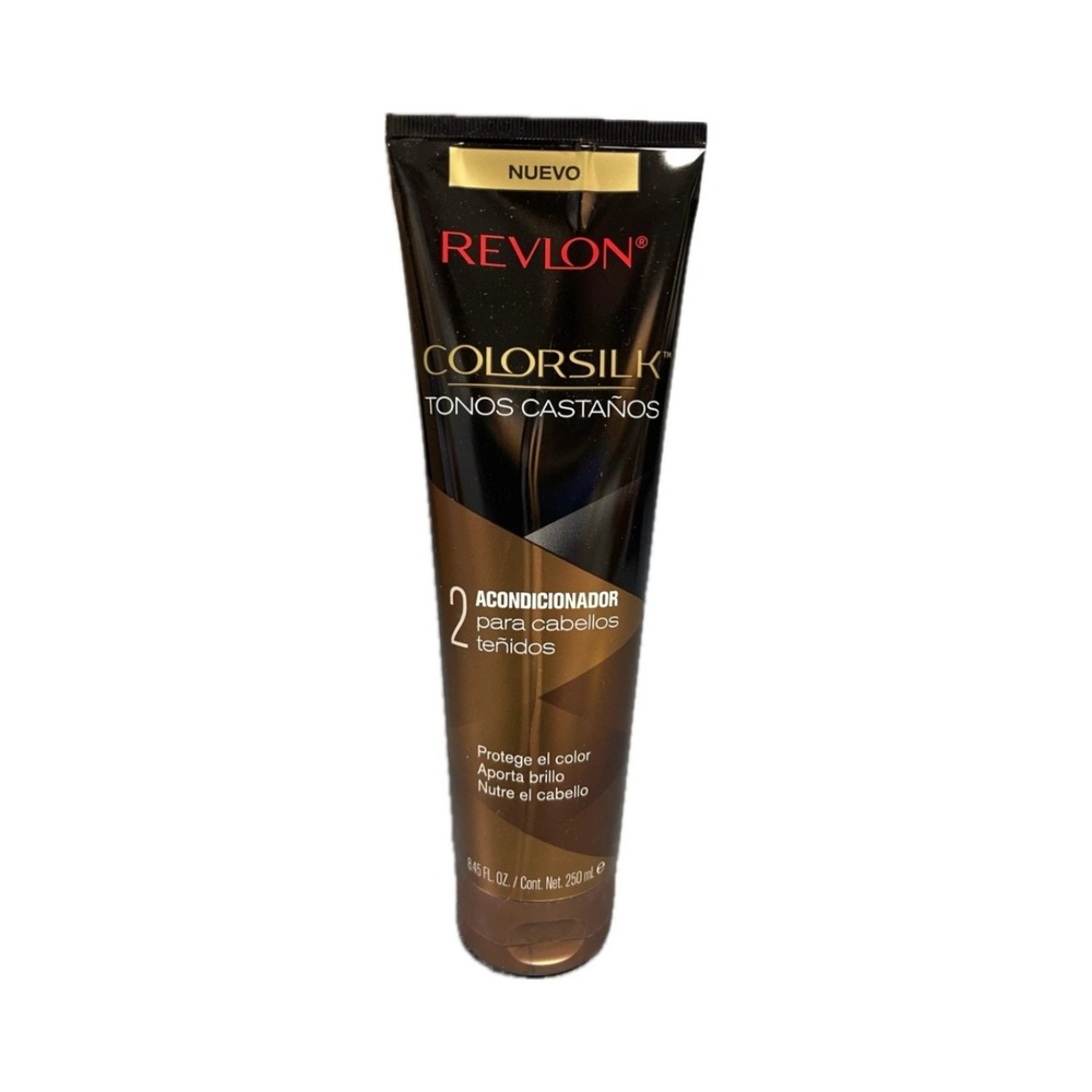 Revlon Colorsilk Brown Hair Conditioner 250 ml Shine Protect Color Treated‎ Hair